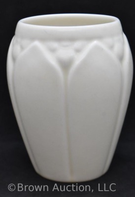 Mrkd. Rookwood 4.75"h white matte vase, Shape #2090, dated XXXVIII - 3