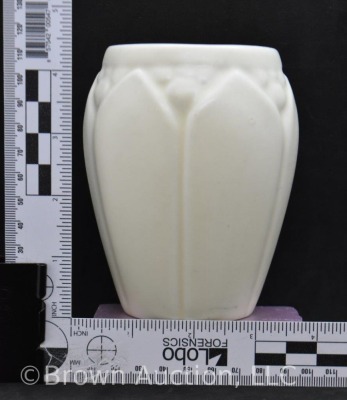 Mrkd. Rookwood 4.75"h white matte vase, Shape #2090, dated XXXVIII - 6