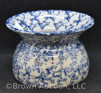 Mrkd. Marshall Pottery mini cuspidor, 3"h x 4.5"d (very tight hairline) - 4