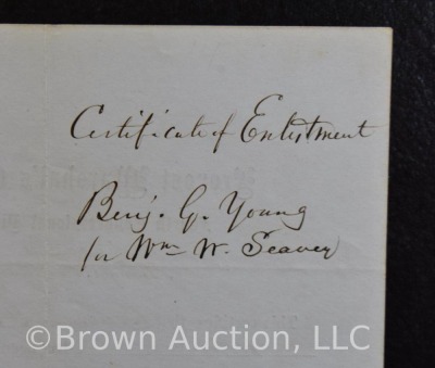 (2) Civil War Probost Marshal's Office notice of legal draft papers, dated 1864 and 1865 - 5