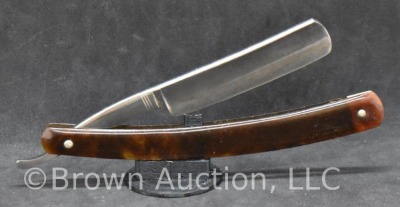 Maher & Grosh straight razor, amber scales - 2