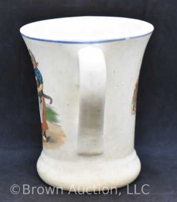 Roseville Creamware Dutch 5"h mug - 2