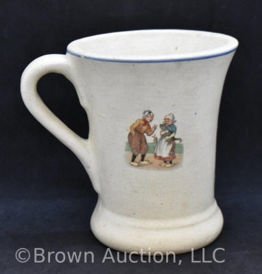 Roseville Creamware Dutch 5"h mug - 3