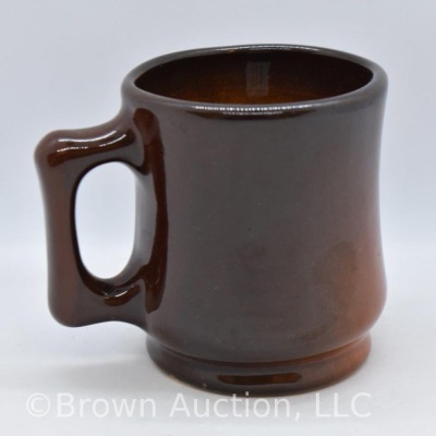 Mrkd. Weller Louwelsa 3.5"h mug, leaf design - 3