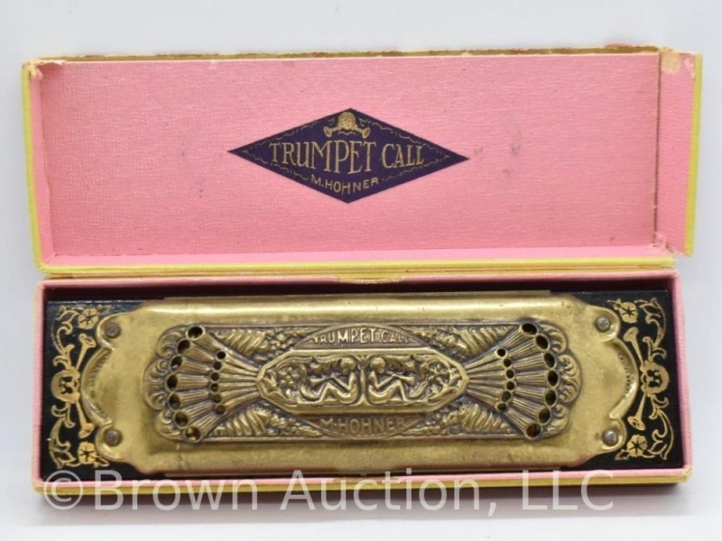 M. Hohner "Trumpet Call" harmonica in original box