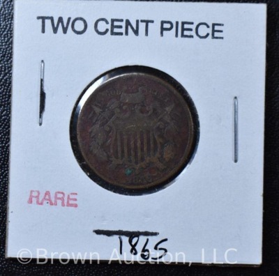 1865 Two Cent Piece