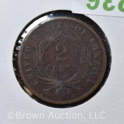 1865 Two Cent Piece - 3