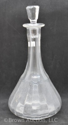 Whiskey decanter, "Old Capitol" inscribed, 11" tall - 2