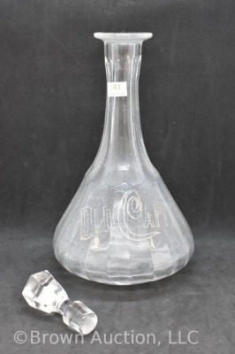 Whiskey decanter, "Old Capitol" inscribed, 11" tall - 5