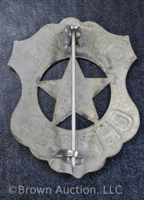 "Special Officer" badge, 5-star; 3"h x 2.25"w - 3