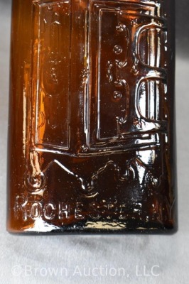 Warner's Safe Kidney and Liver Cure embossed bottle, 9.5" tall - 6