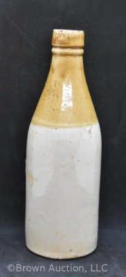 Civil War ginger beer bottle, 8.5" tall - 2