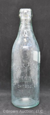 Ernest Tosetti embossed beer bottle, 9" tall - 3