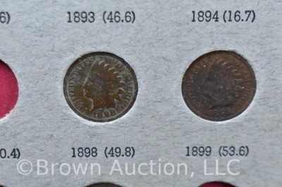 (12) Indian Head pennies - 3