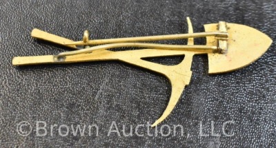 Gold prospector's brooch - 2