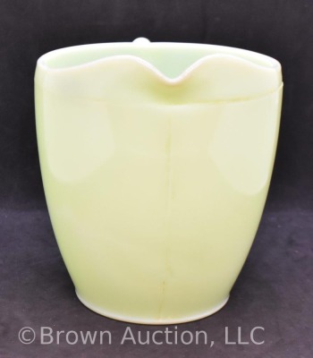 Fire King Jadite 6" milk pitcher - 4