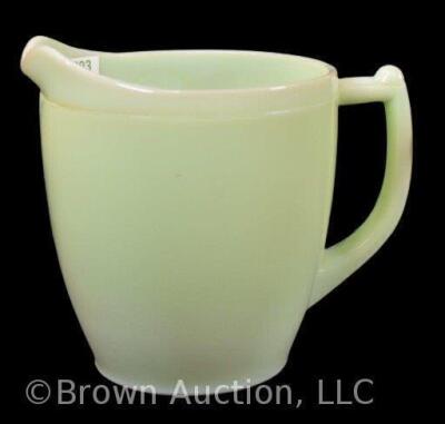 Fire King Jadite 6" milk pitcher - 6