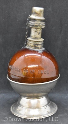 Amber alcohol burner jewelers lamp, Pat. 1880 - 3