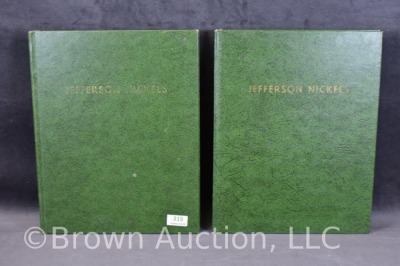 (2) Jefferson nickels books, 1938-58, 121 total