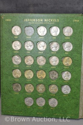 (2) Jefferson nickels books, 1938-58, 121 total - 11