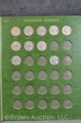 (2) Jefferson nickels books, 1938-58, 121 total - 13