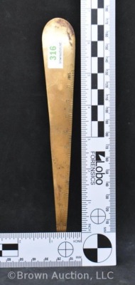 William Volker and Co. advertising ruler/ letter opener - 5