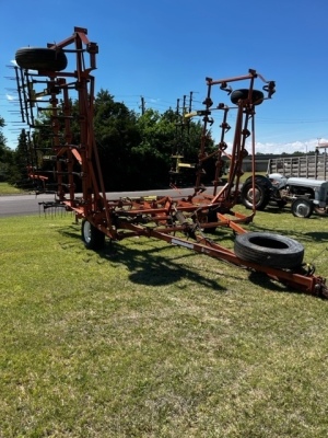 30' small V-blade Field Conditioner w/ Degelman spring harrows - 2