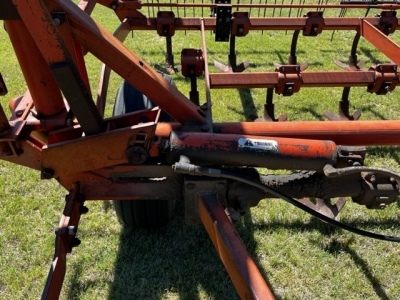 30' small V-blade Field Conditioner w/ Degelman spring harrows - 12