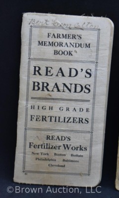 (4) Advertising Memorandum books - 2