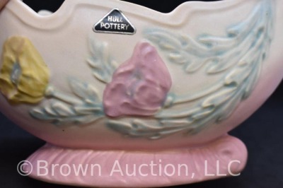 Hull Poppy 604-8" cornucopia, cream/ pink - 5