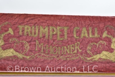 M. Hohner "Trumpet Call" harmonica in original box - 16