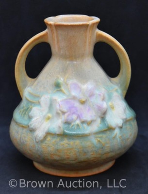 Roseville Cosmos 944-4" vase, tan - 3