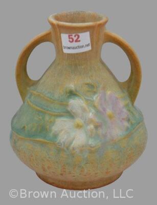 Roseville Cosmos 944-4" vase, tan - 6