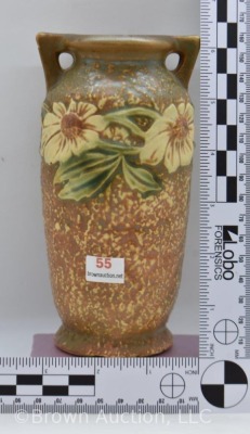 Roseville Dahlrose 363-6" vase - 8