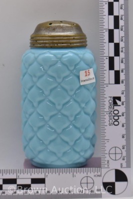 EAPG blue Pine Cone sugar shaker - 6