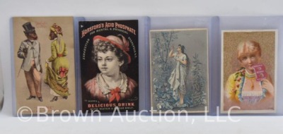 (4) Advertising cards