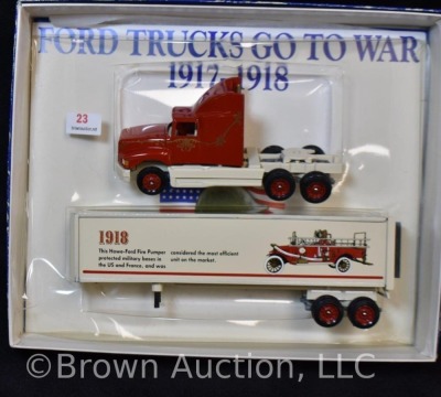 (2) Winross Ford tractor/ trailer trucks, mib - 2