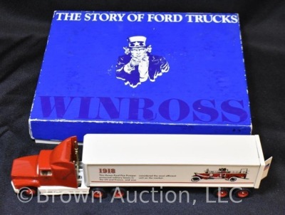 (2) Winross Ford tractor/ trailer trucks, mib - 7