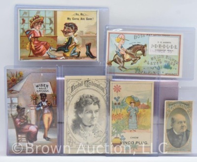 (6) Advertising cards