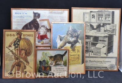 (5) Advertising post and note cards