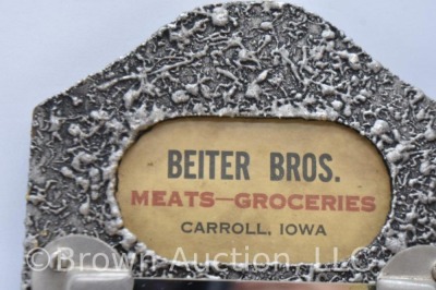 Advertising mirror - Beiter Bros. Meats and Groceries - 3