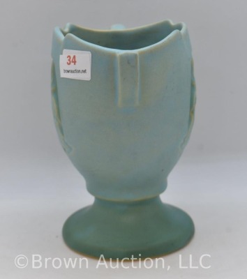 Roseville Silhouette 779-5" vase, blue - 2