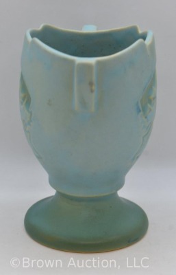 Roseville Silhouette 779-5" vase, blue - 4