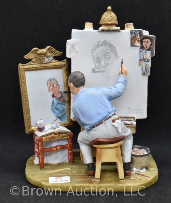 Gorham ceramics Norman Rockwell figurine