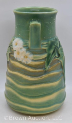 Roseville Luffa 685-7" vase, green - 2