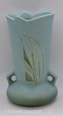 Roseville Silhouette 780-6" vase, blue - 3