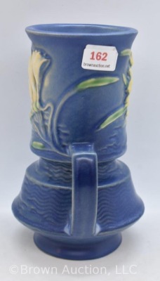 Roseville Freesia 118-6" vase, blue - 2