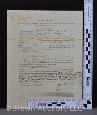 Civil War discharge certificate - 5