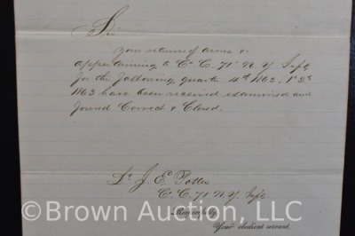 Treasury Dept. document dated Nov. 4, 1864 - 3