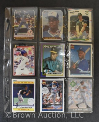 (99) Baseball Cards: 80's & 90's - 4